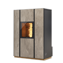 POELE PELLETS/BOIS UNICA DARK