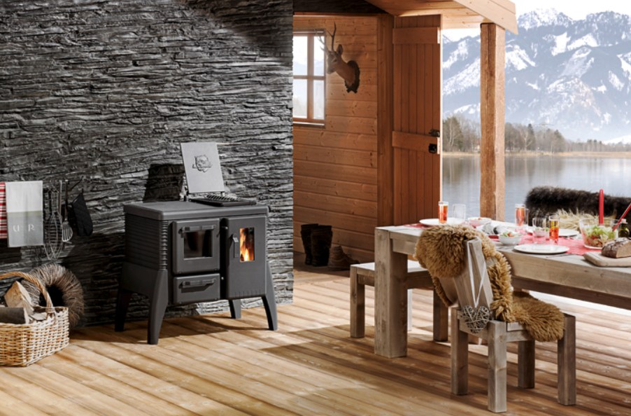 CUISINIERE BOIS BRUNNER IRON DOG 06