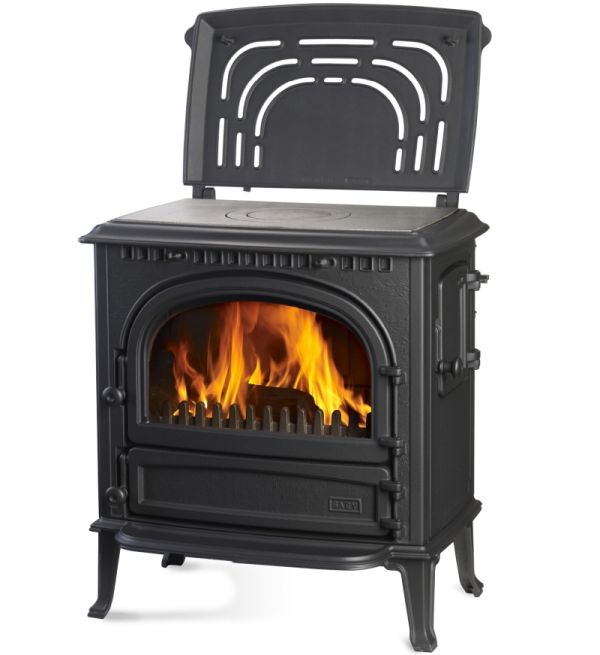 POELE BOIS SAEY 92 BOIS  CUCINA ANTRACITE