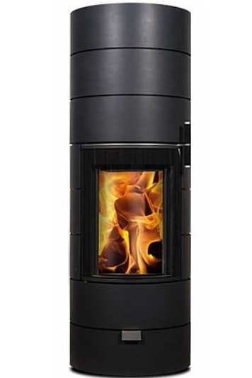 POELE BOIS BARBAS BOX 55 AVEC SOCLE 