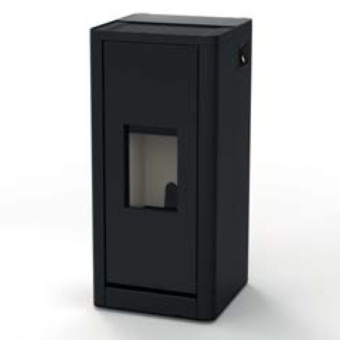 POELE PELLETS RIKA SUMO ALU NOIR 9 KW