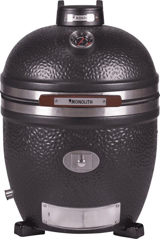 KAMADO MONOLITH CLASSIC PRO 2.0 NOIR AVEC CHARIOT
