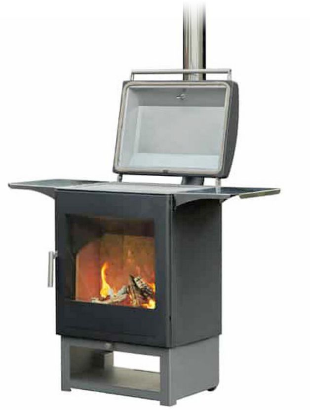 POELE BOIS BARBECUE EXTERIEUR H400