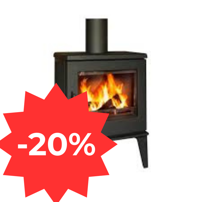 POELE BOIS SAEY - PEAK S - BOIS - NOIR