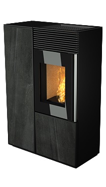 [NOB_N0023SPACEUKCDRK00] POELE PELLETS NOBIS A9 C ZENITH BLANC 8 KW