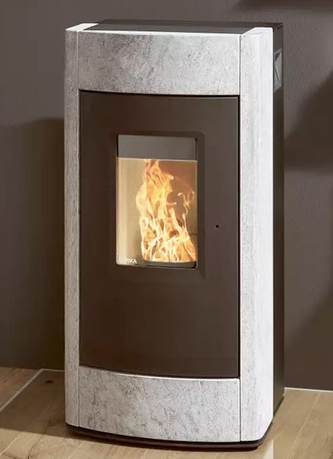 [RIK_E16354-RI] POELE PELLETS RIKA DOMO PIERRE OLLAIRE 10 KW RAO