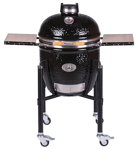[MON_121001-BLACK] KAMADO MONOLITH CLASSIC PRO 2.0 NOIR AVEC CHARIOT