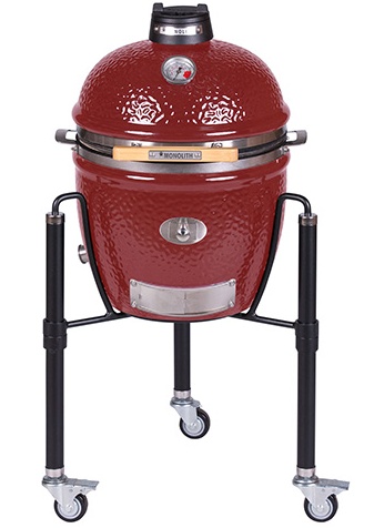[MON_121021-RED] KAMADO MONOLITH CLASSIC PRO 2.0 NOIR AVEC CHARIOT