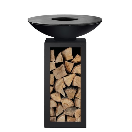 [OUT_001.01.00.006.BLACK] OUTR PLANCHA B 80 + SOCLE OUVERT