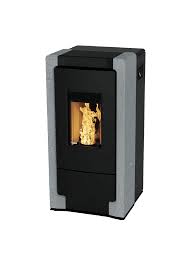 [POB_PFRICOMOII] POELE PELLETS RIKA COMO THERMO BLANC 9 KW