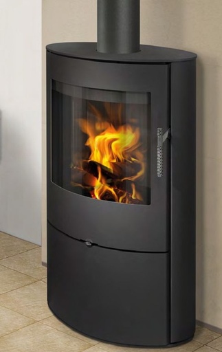 [OLY_01.03.006.29.01] POELE BOIS OLYMPIA EGANT - ACIER - ANTHRACITE FONCÉ